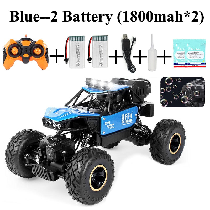 Paisible 4WD RC Car - Remote Control Bubble Machine Radio Control Car Rock Crawler 4x4 Drive Off Road Out Door Toy For Girl Boy 8 Paisible 4WD RC Car - Remote Control Bubble Machine Radio Control Car Rock Crawler 4x4 Drive Off Road Out Door Toy For Girl Boy — изображение 8