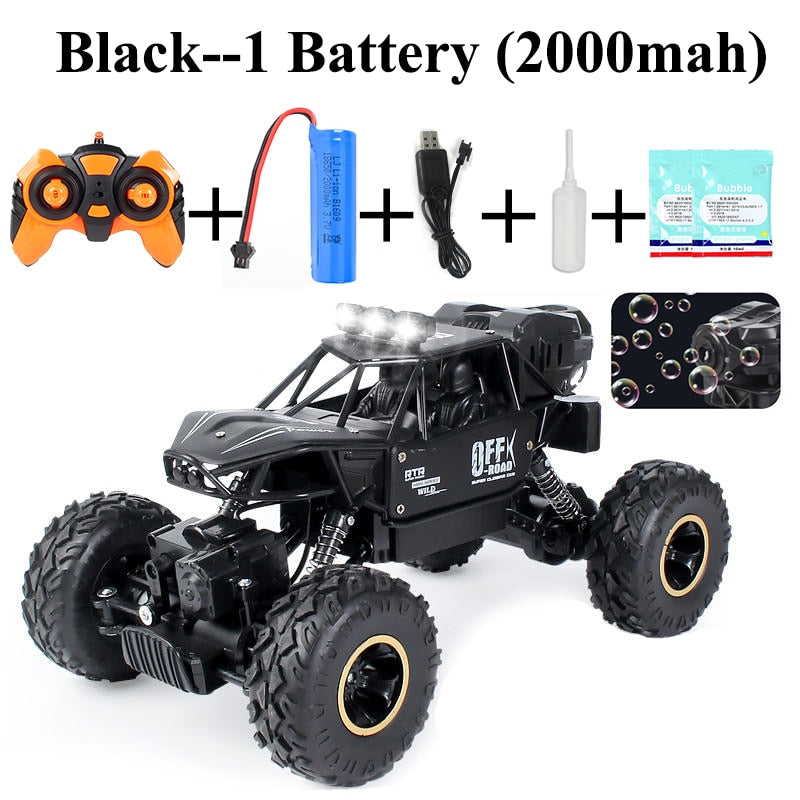 Paisible 4WD RC Car - Remote Control Bubble Machine Radio Control Car Rock Crawler 4x4 Drive Off Road Out Door Toy For Girl Boy 6 Paisible 4WD RC Car - Remote Control Bubble Machine Radio Control Car Rock Crawler 4x4 Drive Off Road Out Door Toy For Girl Boy — изображение 6