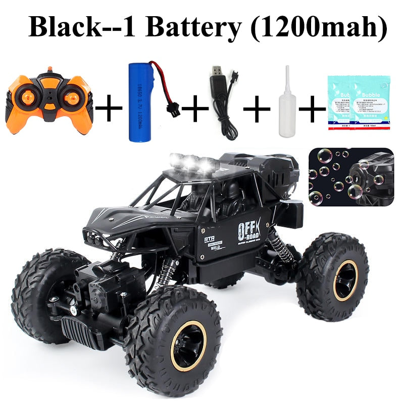 Paisible 4WD RC Car - Remote Control Bubble Machine Radio Control Car Rock Crawler 4x4 Drive Off Road Out Door Toy For Girl Boy 3 Paisible 4WD RC Car - Remote Control Bubble Machine Radio Control Car Rock Crawler 4x4 Drive Off Road Out Door Toy For Girl Boy — изображение 3