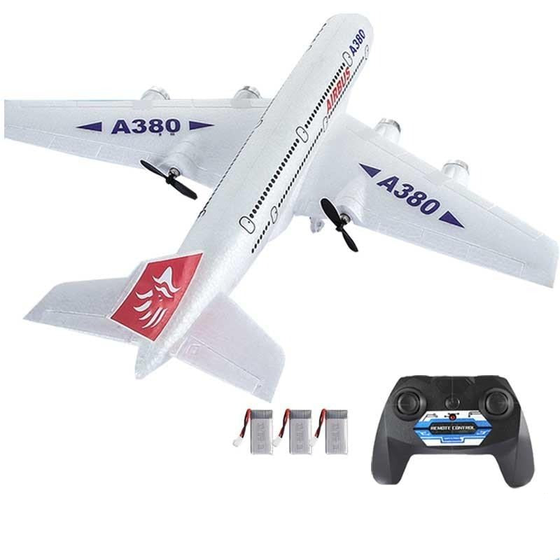 Airbus A380 RC самолет - пульт дистанционного управления игрушка 2.4G фиксированное крыло самолет гироскоп на открытом воздухе модель самолета с мотором дети подарок VS Boeing 747 1 Airbus A380 RC Airplane - Remote Control Toy 2.4G Fixed Wing Plane Gyro Outdoor Aircraft Model with Motor Children Gift VS Boeing 747