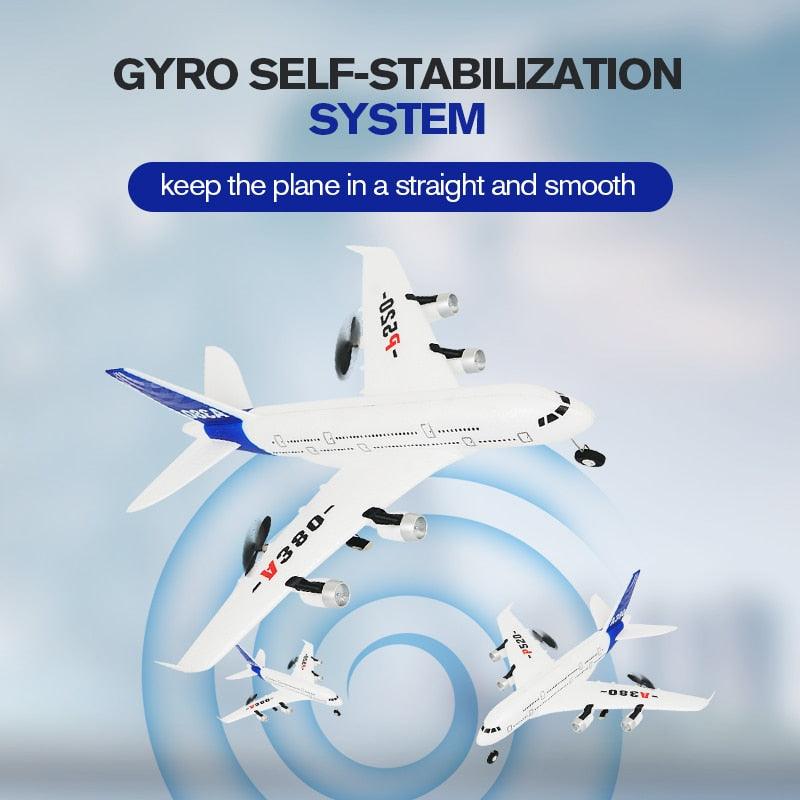 Airbus A380 P520 RC Airplane - Foam Toys 2.4G Fixed Wing Plane Outdoor Toys Drone Easy Fly Children Gift Hot Gyro Airplane 13 Airbus A380 P520 RC Airplane - Foam Toys 2.4G Fixed Wing Plane Outdoor Toys Drone Easy Fly Children Gift Hot Gyro Airplane - Image 13