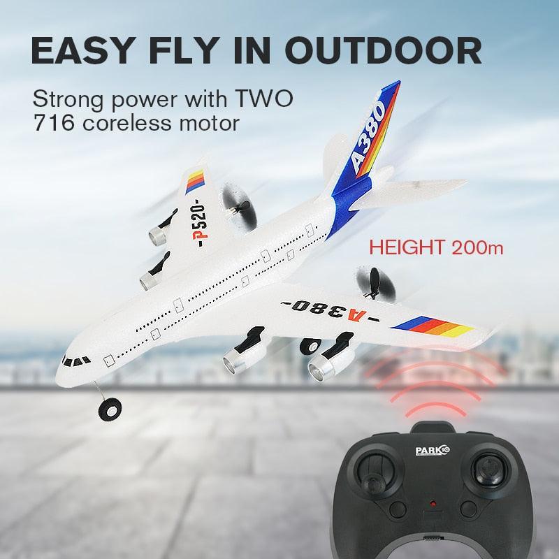 Airbus A380 P520 RC Airplane - Foam Toys 2.4G Fixed Wing Plane Outdoor Toys Drone Easy Fly Children Gift Hot Gyro Airplane 12 Airbus A380 P520 RC Airplane - Foam Toys 2.4G Fixed Wing Plane Outdoor Toys Drone Easy Fly Children Gift Hot Gyro Airplane - Image 12