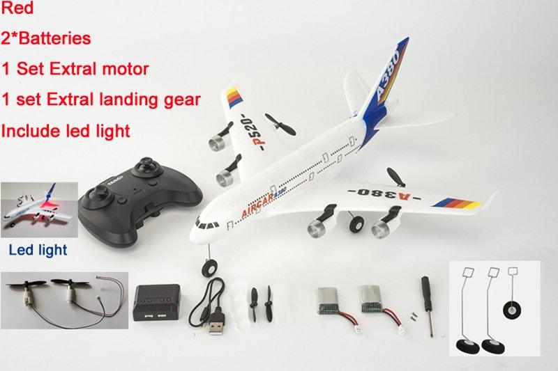 Airbus A380 P520 RC Airplane - Foam Toys 2.4G Fixed Wing Plane Outdoor Toys Drone Easy Fly Children Gift Hot Gyro Airplane 4 Airbus A380 P520 RC Airplane - Foam Toys 2.4G Fixed Wing Plane Outdoor Toys Drone Easy Fly Children Gift Hot Gyro Airplane - Image 4