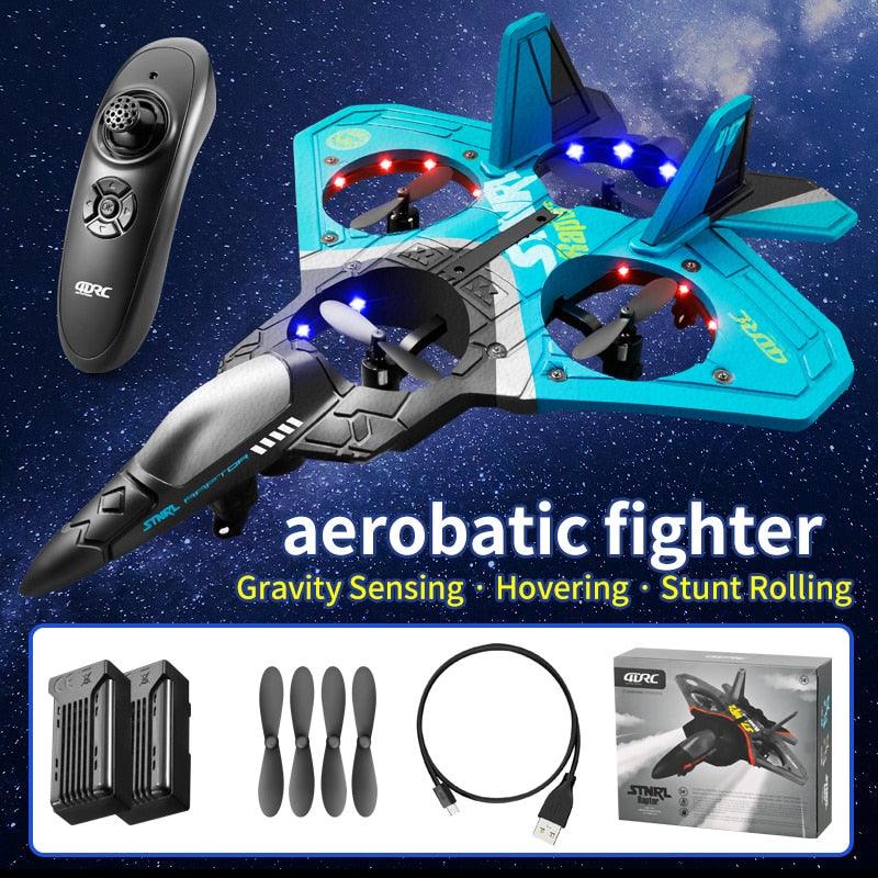 4DRC V17 RC Plane - Remote Control Aircraft With Gravity Sensor 2.4G Wireless Remote Control RC AirPlane for Boy and Girl Gift 7 4DRC V17 RC Plane - Remote Control Aircraft With Gravity Sensor 2.4G Wireless Remote Control RC AirPlane for Boy and Girl Gift — изображение 7
