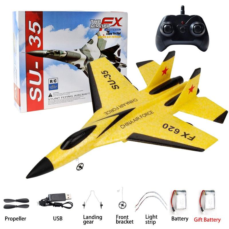RC Foam Aircraft SU-35 Plane - 2.4G Radio Control Glider Remote Control Fighter Plane Glider Airplane Foam Boys Toys for Children 1 RC Foam Aircraft SU-35 Plane - 2.4G Radio Control Glider Remote Control Fighter Plane Glider Airplane Foam Boys Toys for Children