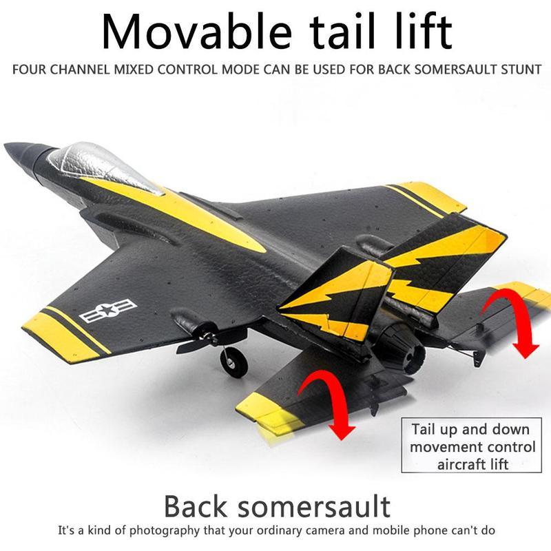 NEW Rc Plane F35 F22 Fighter - 2.4G 4CH EPP RC Airplane Wingspan Remote Control Plane Warbird RTF Flight Toys for Boys Kids 8 NEW Rc Plane F35 F22 Fighter - 2.4G 4CH EPP RC Airplane Wingspan Remote Control Plane Warbird RTF Flight Toys for Boys Kids - Image 8