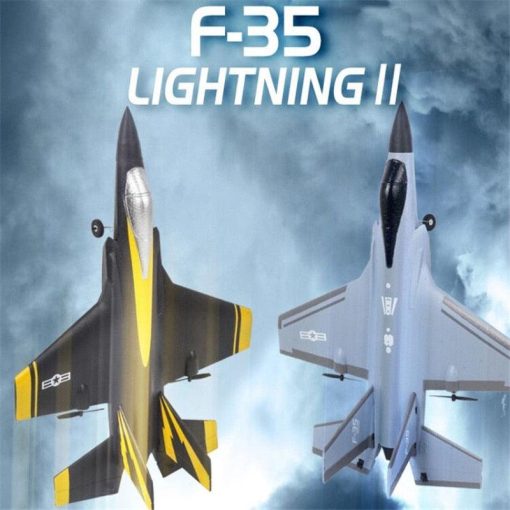 NEW Rc Plane F35 F22 Fighter - 2.4G 4CH EPP RC Airplane Wingspan Remote Control Plane Warbird RTF Flight Toys for Boys Kids 3 NEW Rc Plane F35 F22 Fighter - 2.4G 4CH EPP RC Airplane Wingspan Remote Control Plane Warbird RTF Flight Toys for Boys Kids - Image 3