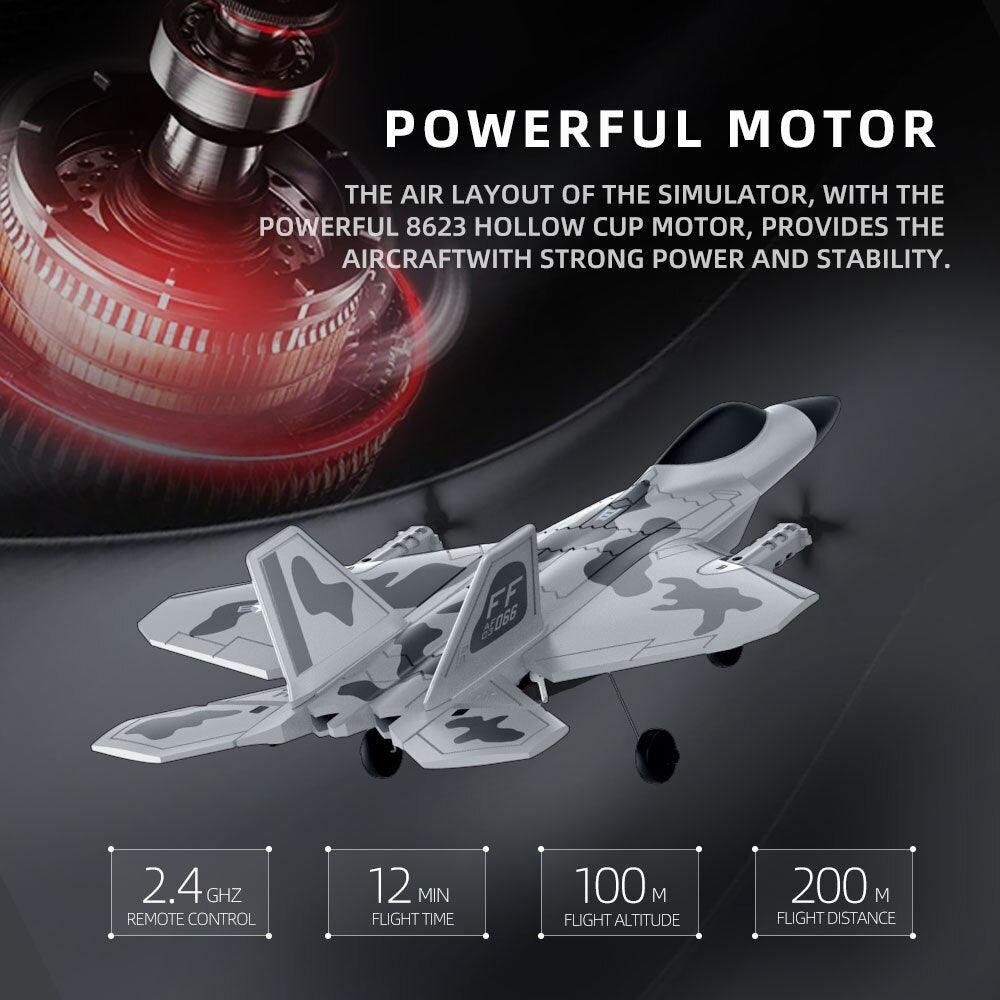 BM16 F22  RC Foam Plane - 4 Channels 6G Auto Stabilization with 720P Camera Remote Control Airplanes Aircraft Toys for Children — изображение 8