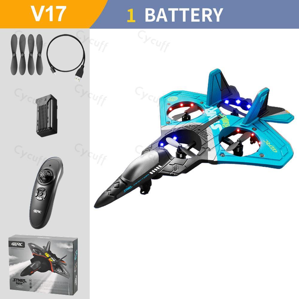 V17 RC Remote Control Airplane - 2.4G Gravity Sensing Remote Control Plane Glider Airplane EPP Foam Boy Toys Kids For Gift 5 V17 RC Remote Control Airplane - 2.4G Gravity Sensing Remote Control Plane Glider Airplane EPP Foam Boy Toys Kids For Gift - صورة V17 RC Remote Control Airplane - 2.4G Gravity Sensing Remote Control Plane Glider Airplane EPP Foam Boy Toys Kids For Gift - صورة 5