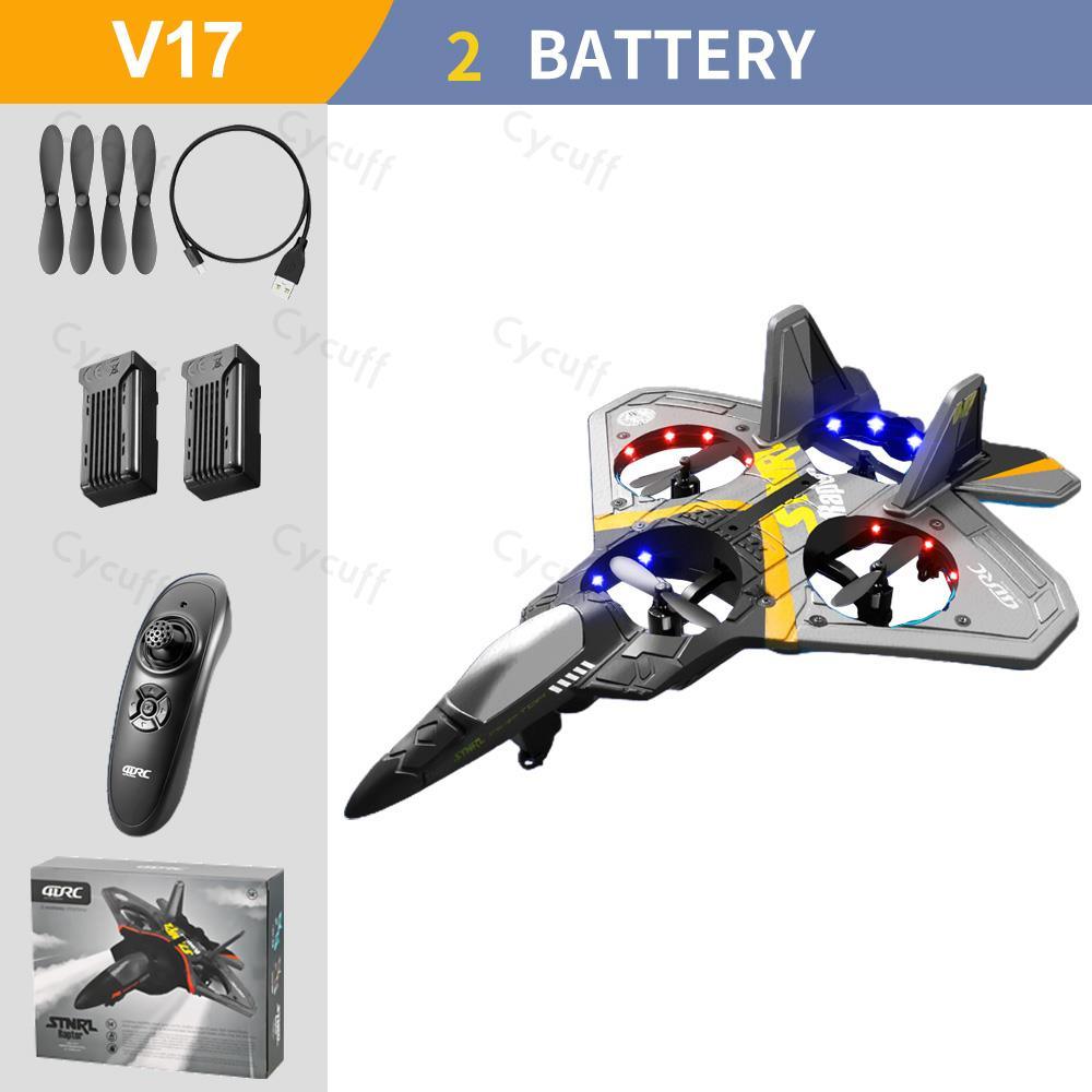 V17 RC Remote Control Airplane - 2.4G Gravity Sensing Remote Control Plane Glider Airplane EPP Foam Boy Toys Kids For Gift 4 V17 RC Remote Control Airplane - 2.4G Gravity Sensing Remote Control Plane Glider Airplane EPP Foam Boy Toys Kids For Gift - صورة V17 RC Remote Control Airplane - 2.4G Gravity Sensing Remote Control Plane Glider Airplane EPP Foam Boy Toys Kids For Gift - صورة 4