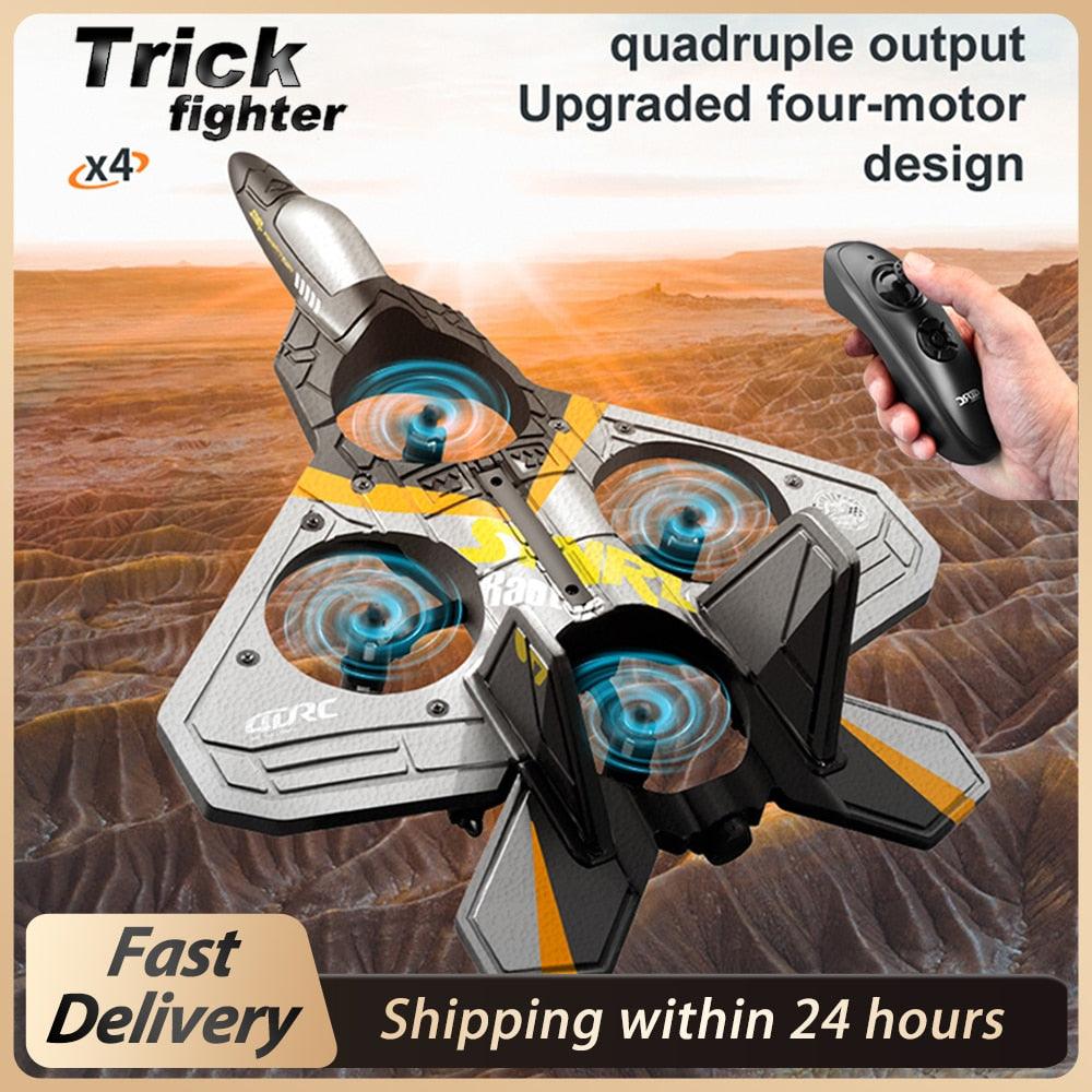 V17 RC Remote Control Airplane - 2.4G Gravity Sensing Remote Control Plane Glider Airplane EPP Foam Boy Toys Kids For Gift 2 V17 RC Remote Control Airplane - 2.4G Gravity Sensing Remote Control Plane Glider Airplane EPP Foam Boy Toys Kids For Gift - صورة V17 RC Remote Control Airplane - 2.4G Gravity Sensing Remote Control Plane Glider Airplane EPP Foam Boy Toys Kids For Gift - صورة 2