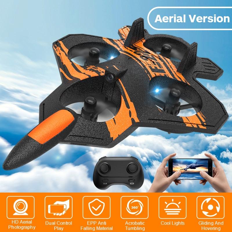 F22 Foam RC Plane - with Camera 4K 360° Stunt Remote Control Aircraft Fighter Helicopter Airplane Toys for Boys Children 8 F22 Foam RC Plane - with Camera 4K 360° Stunt Remote Control Aircraft Fighter Helicopter Airplane Toys for Boys Children - صورة F22 Foam RC Plane - with Camera 4K 360° Stunt Remote Control Aircraft Fighter Helicopter Airplane Toys for Boys Children - صورة 8