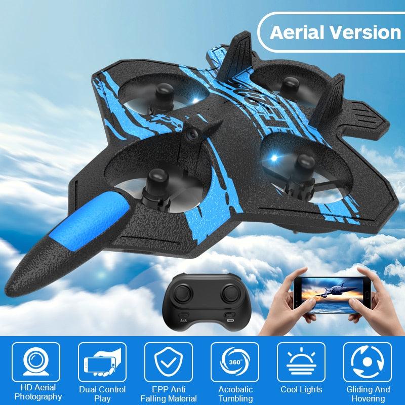 F22 Foam RC Plane - with Camera 4K 360° Stunt Remote Control Aircraft Fighter Helicopter Airplane Toys for Boys Children 4 F22 Foam RC Plane - with Camera 4K 360° Stunt Remote Control Aircraft Fighter Helicopter Airplane Toys for Boys Children - صورة F22 Foam RC Plane - with Camera 4K 360° Stunt Remote Control Aircraft Fighter Helicopter Airplane Toys for Boys Children - صورة 4