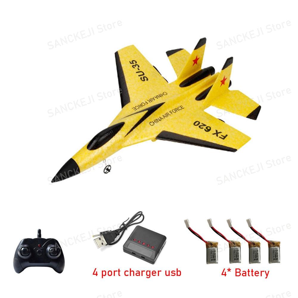 SU-35 FX 620 Foam Glider Fighter - Flying Toy for Kids Children Remote Control Airplane Avion RC Plane Aircraft SU35 — изображение 6