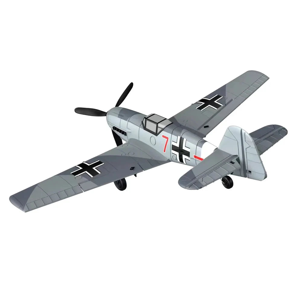 Eachine BF109 RC Airplane - 2.4GHz 4CH 400mm Wingspan 6-Axis One Key U-Turn Aerobatic Xpilot Stabilization System EPP Mini RTF Toy RC Plane