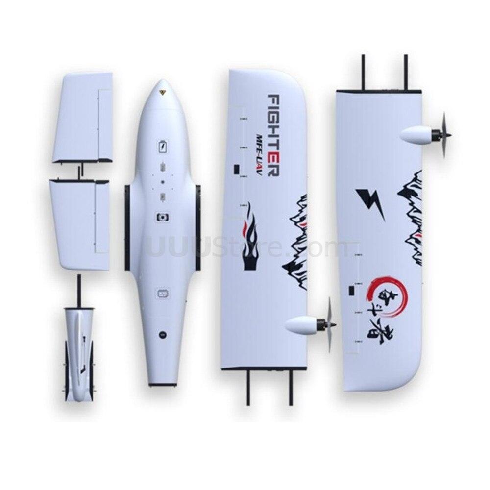 Makeflyeasy Fighter 2430mm Wingspan EPO Portable Aerial Survey Aircraft RC Airplane KIT As CLOUDS Fpv fix-wing drone 4 Makeflyeasy Fighter 2430mm Wingspan EPO Portable Aerial Survey Aircraft RC Airplane KIT As CLOUDS Fpv fix-wing drone - Image 4