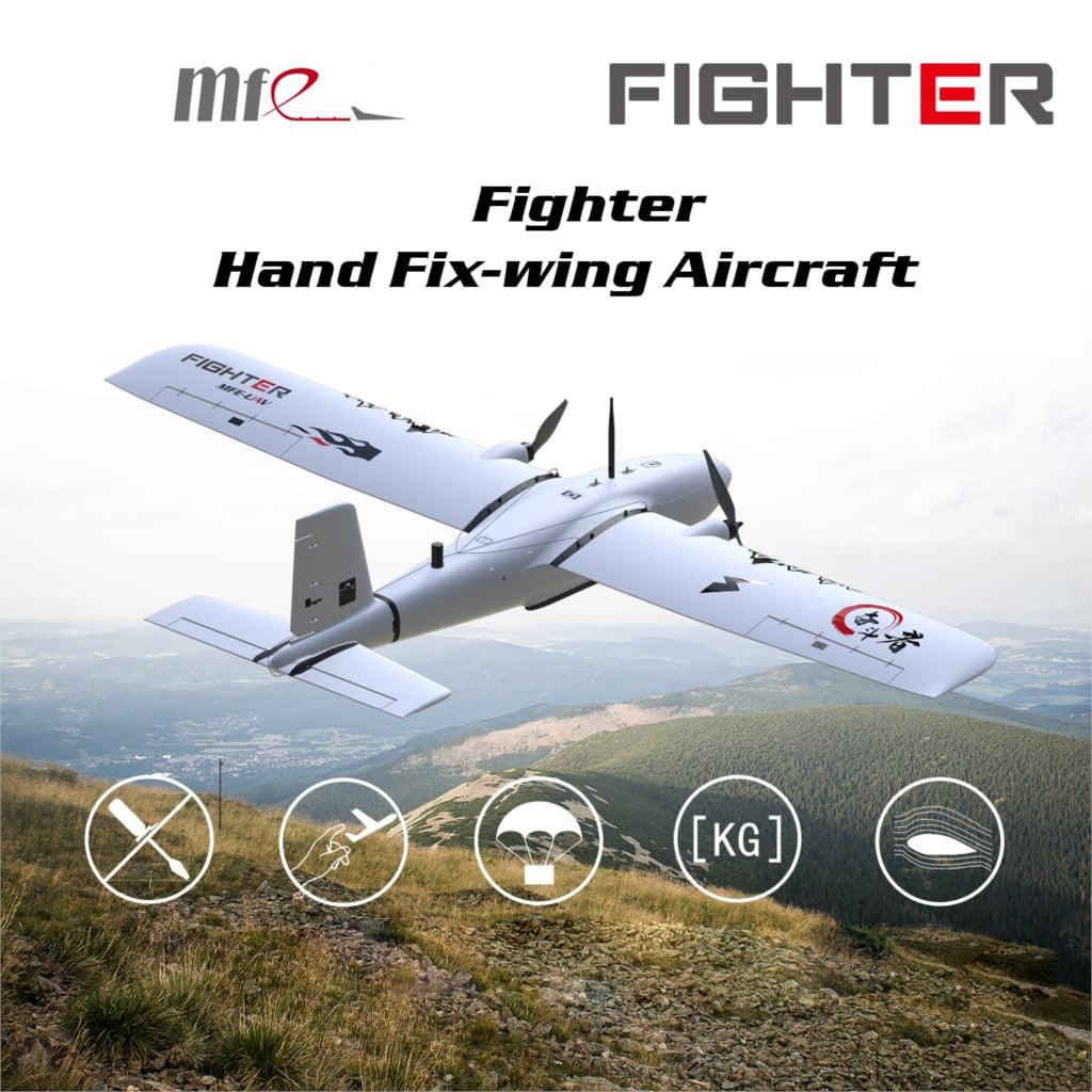 Makeflyeasy Fighter 2430mm Wingspan EPO Portable Aerial Survey Aircraft RC Airplane KIT As CLOUDS Fpv fix-wing drone 2 Makeflyeasy Fighter 2430mm Wingspan EPO Portable Aerial Survey Aircraft RC Airplane KIT As CLOUDS Fpv fix-wing drone - Image 2