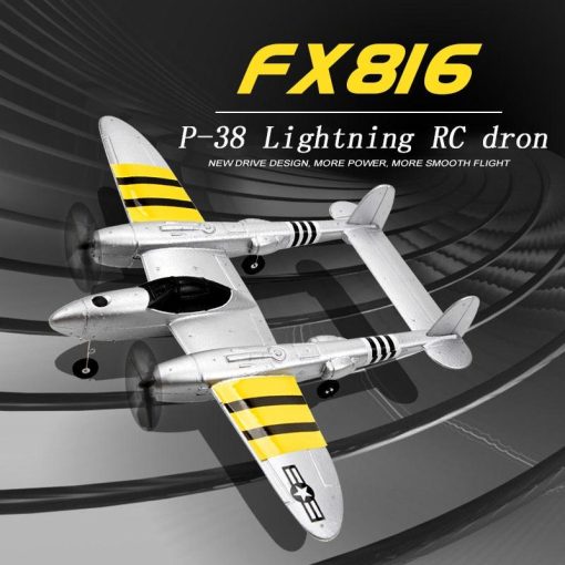 FX-816 P38 RC Airplane -  2.4GHz 4CH RC Aircraft Fixed Wing Outdoor Flight Drone For Kid Toys Birthday gift — изображение 3