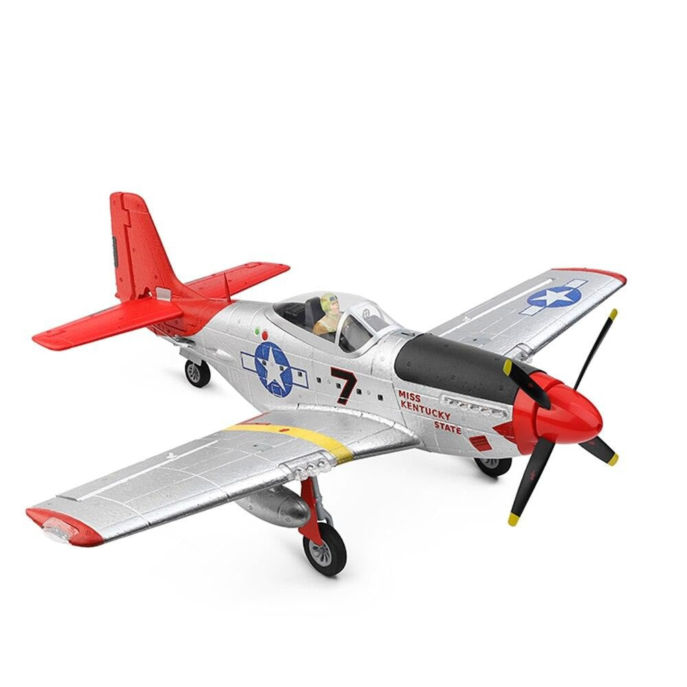 WLtoys A280 Brushless Motor RC Airplane - P51 Fighter Simulator 2.4G 3D6G Mode Aircraft with LED Searchlight Plane Toys for Adults 1 WLtoys A280 Brushless Motor RC Airplane - P51 Fighter Simulator 2.4G 3D6G Mode Aircraft with LED Searchlight Plane Toys for Adults