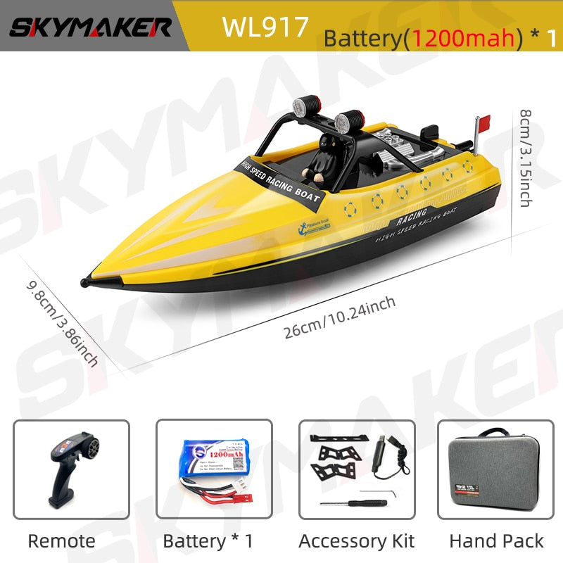 Wltoys WL917 Boat - Mini RC Jet Boat with Remote Control Water Jet Thruster 2.4G Electric High Speed Racing Boat Toy for Children 8 Wltoys WL917 Boat - Mini RC Jet Boat with Remote Control Water Jet Thruster 2.4G Electric High Speed Racing Boat Toy for Children — изображение 8