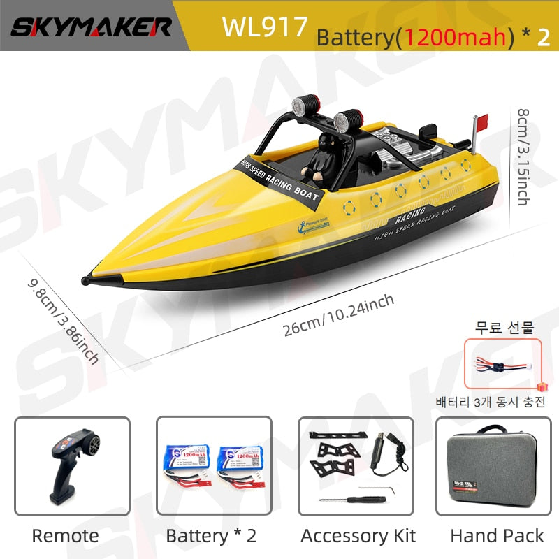 Wltoys WL917 Boat - Mini RC Jet Boat with Remote Control Water Jet Thruster 2.4G Electric High Speed Racing Boat Toy for Children 4 Wltoys WL917 Boat - Mini RC Jet Boat with Remote Control Water Jet Thruster 2.4G Electric High Speed Racing Boat Toy for Children — изображение 4