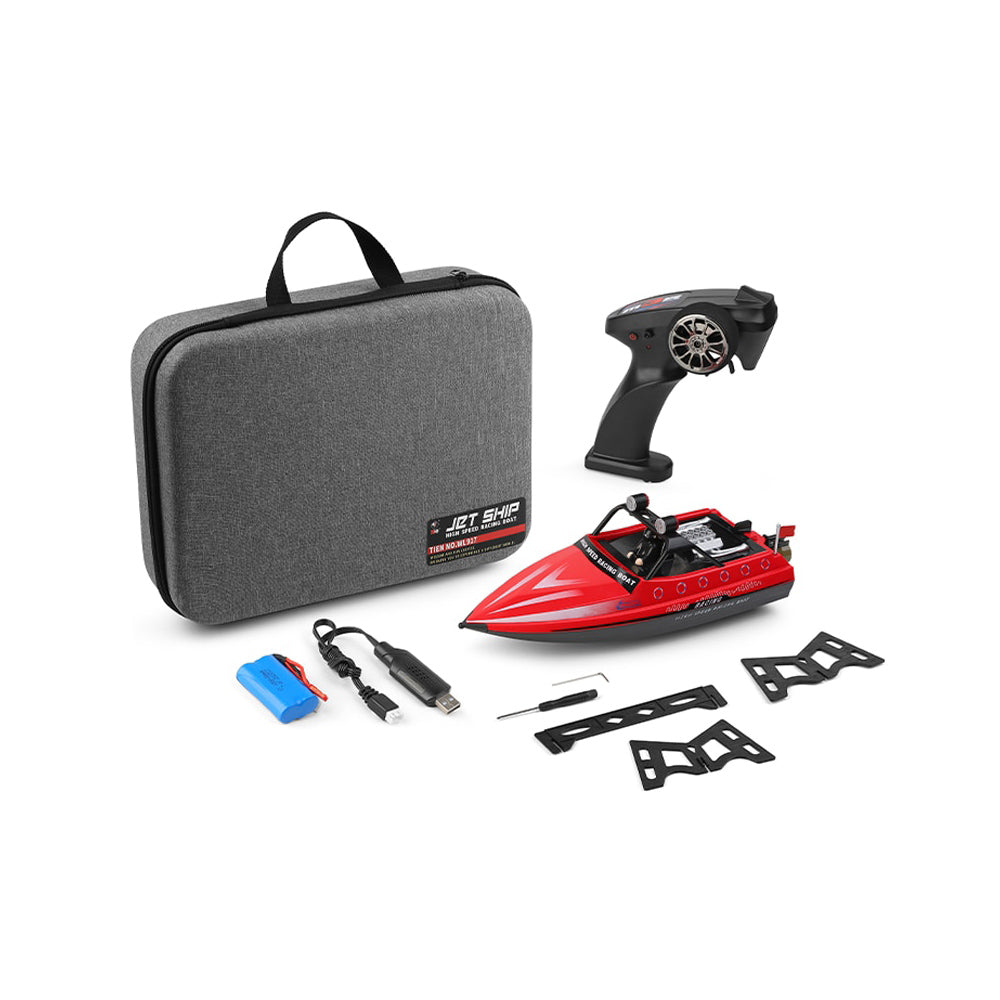 Wltoys WL917 Boat - Mini RC Jet Boat with Remote Control Water Jet Thruster 2.4G Electric High Speed Racing Boat Toy for Children 1 Wltoys WL917 Boat - Mini RC Jet Boat with Remote Control Water Jet Thruster 2.4G Electric High Speed Racing Boat Toy for Children