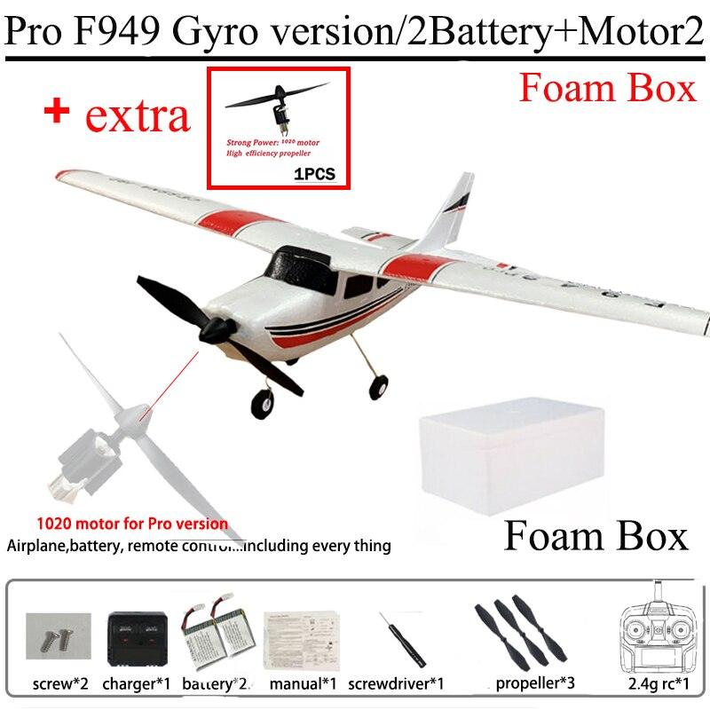 WLtoys F949 Airplane - Fixed Wing Plane 2.4G 3D6G 3Ch Outdoor Toys Drone RTF Upgrade Version Digital Servo F949S With Gyroscope 24 WLtoys F949 Airplane - Fixed Wing Plane 2.4G 3D6G 3Ch Outdoor Toys Drone RTF Upgrade Version Digital Servo F949S With Gyroscope - Image 24