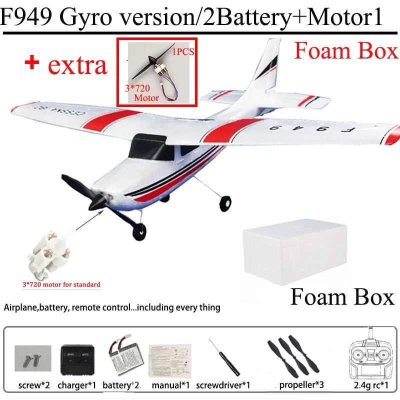 WLtoys F949 Airplane - Fixed Wing Plane 2.4G 3D6G 3Ch Outdoor Toys Drone RTF Upgrade Version Digital Servo F949S With Gyroscope 21 WLtoys F949 Airplane - Fixed Wing Plane 2.4G 3D6G 3Ch Outdoor Toys Drone RTF Upgrade Version Digital Servo F949S With Gyroscope - Image 21
