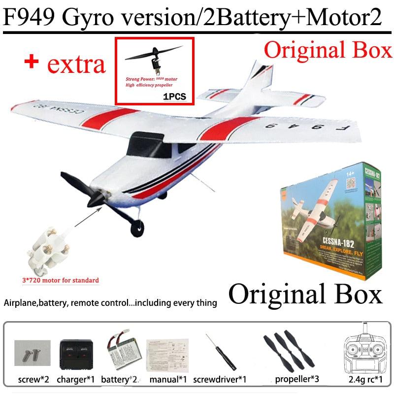 WLtoys F949 Airplane - Fixed Wing Plane 2.4G 3D6G 3Ch Outdoor Toys Drone RTF Upgrade Version Digital Servo F949S With Gyroscope 14 WLtoys F949 Airplane - Fixed Wing Plane 2.4G 3D6G 3Ch Outdoor Toys Drone RTF Upgrade Version Digital Servo F949S With Gyroscope - Image 14