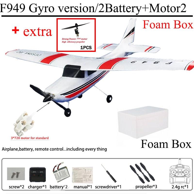 WLtoys F949 Airplane - Fixed Wing Plane 2.4G 3D6G 3Ch Outdoor Toys Drone RTF Upgrade Version Digital Servo F949S With Gyroscope 9 WLtoys F949 Airplane - Fixed Wing Plane 2.4G 3D6G 3Ch Outdoor Toys Drone RTF Upgrade Version Digital Servo F949S With Gyroscope - Image 9