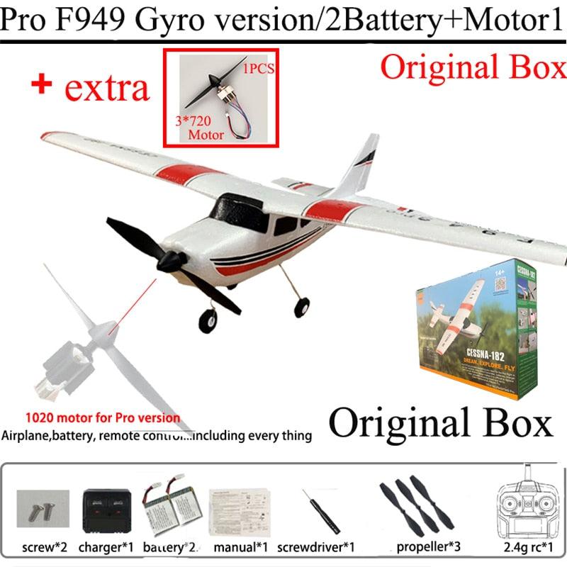 WLtoys F949 Airplane - Fixed Wing Plane 2.4G 3D6G 3Ch Outdoor Toys Drone RTF Upgrade Version Digital Servo F949S With Gyroscope 8 WLtoys F949 Airplane - Fixed Wing Plane 2.4G 3D6G 3Ch Outdoor Toys Drone RTF Upgrade Version Digital Servo F949S With Gyroscope - Image 8