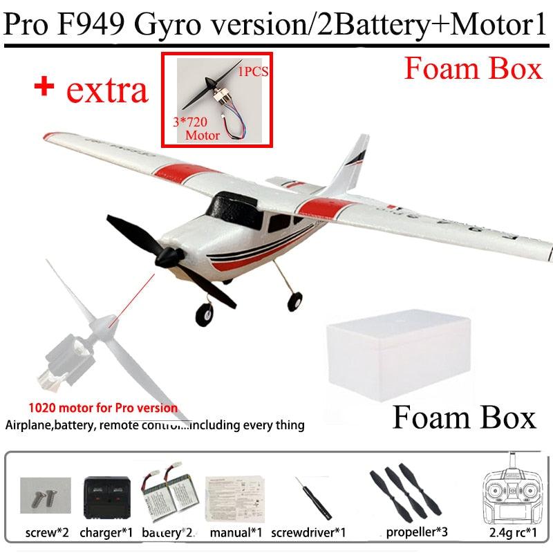 WLtoys F949 Airplane - Fixed Wing Plane 2.4G 3D6G 3Ch Outdoor Toys Drone RTF Upgrade Version Digital Servo F949S With Gyroscope 4 WLtoys F949 Airplane - Fixed Wing Plane 2.4G 3D6G 3Ch Outdoor Toys Drone RTF Upgrade Version Digital Servo F949S With Gyroscope - Image 4