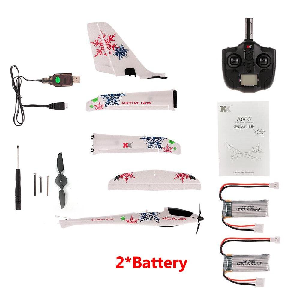 Wltoys XK A800 4CH 3D/6G System RC Airplane Remote Control Assembly Gliders with 2.4G Transmitter Compatible Futaba RTF Glider 3 Wltoys XK A800 4CH 3D/6G System RC Airplane Remote Control Assembly Gliders with 2.4G Transmitter Compatible Futaba RTF Glider - Image 3