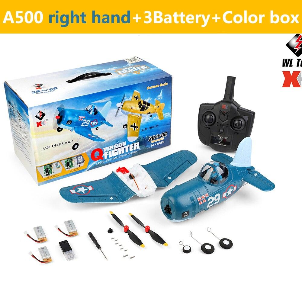 WLtoys XK A500 A250 RC Plane - 2.4G 3D 6G 4Ch RC Airplane Fixed Wing Plane Outdoor Toys Drone RTF Upgrade Version Digital Servo 1020 Motor 6 WLtoys XK A500 A250 RC Plane - 2.4G 3D 6G 4Ch RC Airplane Fixed Wing Plane Outdoor Toys Drone RTF Upgrade Version Digital Servo 1020 Motor - Image 6