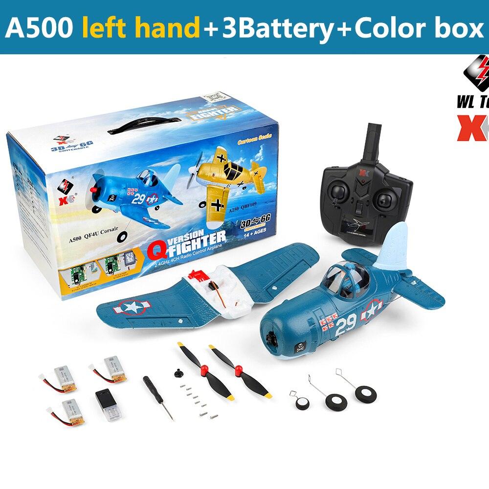 WLtoys XK A500 A250 RC Plane - 2.4G 3D 6G 4Ch RC Airplane Fixed Wing Plane Outdoor Toys Drone RTF Upgrade Version Digital Servo 1020 Motor 5 WLtoys XK A500 A250 RC Plane - 2.4G 3D 6G 4Ch RC Airplane Fixed Wing Plane Outdoor Toys Drone RTF Upgrade Version Digital Servo 1020 Motor - Image 5