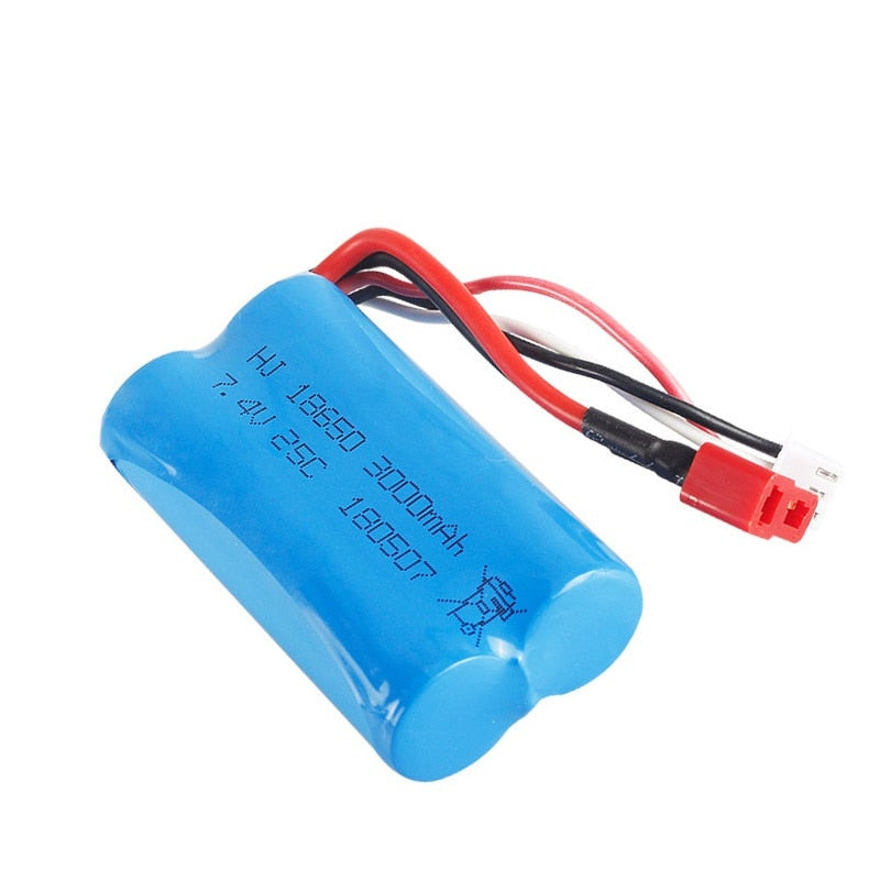 7.4V 3000mAh 18650 Lipo Battery for Wltoys - 10428 /12428/12423 RC Car Parts 2s 7.4v battery For Wltoys 144001 A959-B A969-B Q46 12 7.4V 3000mAh 18650 Lipo Battery for Wltoys - 10428 /12428/12423 RC Car Parts 2s 7.4v battery For Wltoys 144001 A959-B A969-B Q46 - Image 12