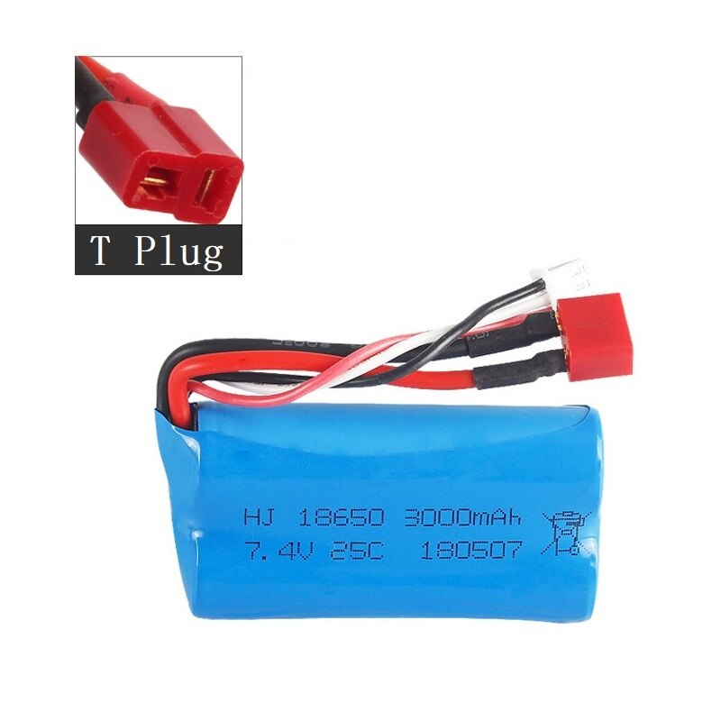 7.4V 3000mAh 18650 Lipo Battery for Wltoys - 10428 /12428/12423 RC Car Parts 2s 7.4v battery For Wltoys 144001 A959-B A969-B Q46 10 7.4V 3000mAh 18650 Lipo Battery for Wltoys - 10428 /12428/12423 RC Car Parts 2s 7.4v battery For Wltoys 144001 A959-B A969-B Q46 - Image 10