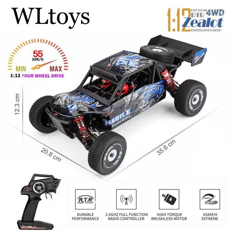 Wltoys 124017 124007 1/12 2.4G Racing RC Cars 4WD Brushless Motor 75Km/H High Speed Remote Control Off-road Drift Toys For Aduit 30 Wltoys 124017 124007 1/12 2.4G Racing RC Cars 4WD Brushless Motor 75Km/H High Speed Remote Control Off-road Drift Toys For Aduit — изображение 30