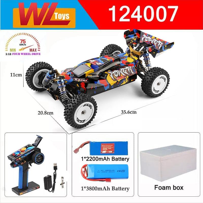 Wltoys 124017 124007 1/12 2.4G Racing RC Cars 4WD Brushless Motor 75Km/H High Speed Remote Control Off-road Drift Toys For Aduit 27 Wltoys 124017 124007 1/12 2.4G Racing RC Cars 4WD Brushless Motor 75Km/H High Speed Remote Control Off-road Drift Toys For Aduit — изображение 27
