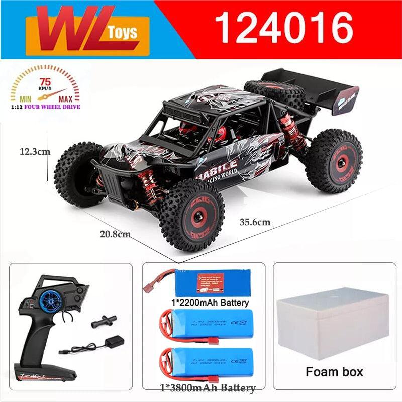Wltoys 124017 124007 1/12 2.4G Racing RC Cars 4WD Brushless Motor 75Km/H High Speed Remote Control Off-road Drift Toys For Aduit 16 Wltoys 124017 124007 1/12 2.4G Racing RC Cars 4WD Brushless Motor 75Km/H High Speed Remote Control Off-road Drift Toys For Aduit — изображение 16