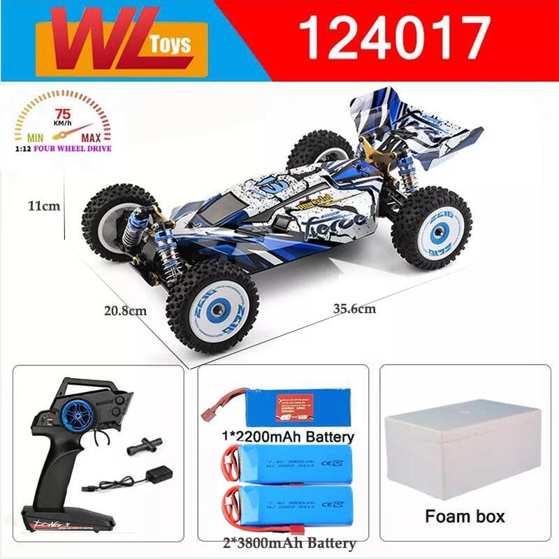 Wltoys 124017 124007 1/12 2.4G Racing RC Cars 4WD Brushless Motor 75Km/H High Speed Remote Control Off-road Drift Toys For Aduit 12 Wltoys 124017 124007 1/12 2.4G Racing RC Cars 4WD Brushless Motor 75Km/H High Speed Remote Control Off-road Drift Toys For Aduit — изображение 12