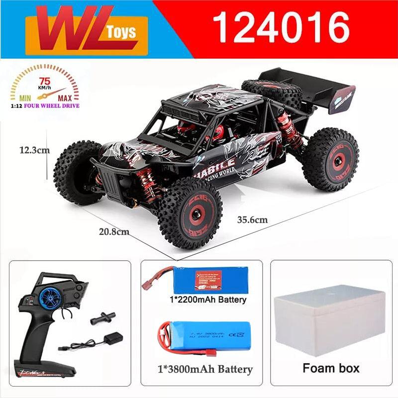 Wltoys 124017 124007 1/12 2.4G Racing RC Cars 4WD Brushless Motor 75Km/H High Speed Remote Control Off-road Drift Toys For Aduit 10 Wltoys 124017 124007 1/12 2.4G Racing RC Cars 4WD Brushless Motor 75Km/H High Speed Remote Control Off-road Drift Toys For Aduit — изображение 10