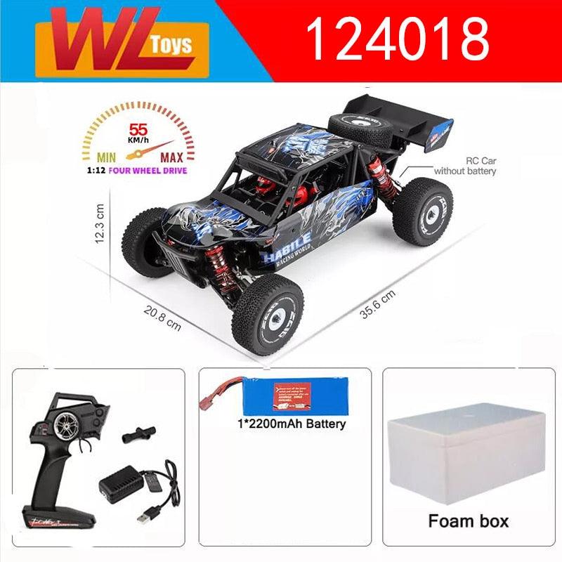 Wltoys 124017 124007 1/12 2.4G Racing RC Cars 4WD Brushless Motor 75Km/H High Speed Remote Control Off-road Drift Toys For Aduit 8 Wltoys 124017 124007 1/12 2.4G Racing RC Cars 4WD Brushless Motor 75Km/H High Speed Remote Control Off-road Drift Toys For Aduit — изображение 8