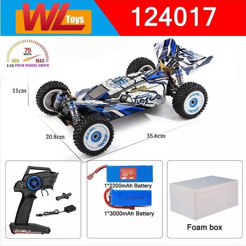 Wltoys 124017 124007 1/12 2.4G Racing RC Cars 4WD Brushless Motor 75Km/H High Speed Remote Control Off-road Drift Toys For Aduit 6 Wltoys 124017 124007 1/12 2.4G Racing RC Cars 4WD Brushless Motor 75Km/H High Speed Remote Control Off-road Drift Toys For Aduit — изображение 6
