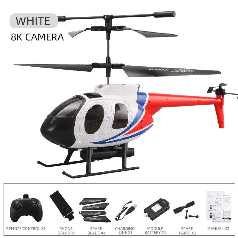 SY06 RC Helicopter - 2023 New RC Plane 2.4G 6CH Gyro Altitude Hold RC Helicopter with Camera 8k Drone Remote Control Airplane Toys for Kids 5 SY06 RC Helicopter - 2023 New RC Plane 2.4G 6CH Gyro Altitude Hold RC Helicopter with Camera 8k Drone Remote Control Airplane Toys for Kids - Image 5