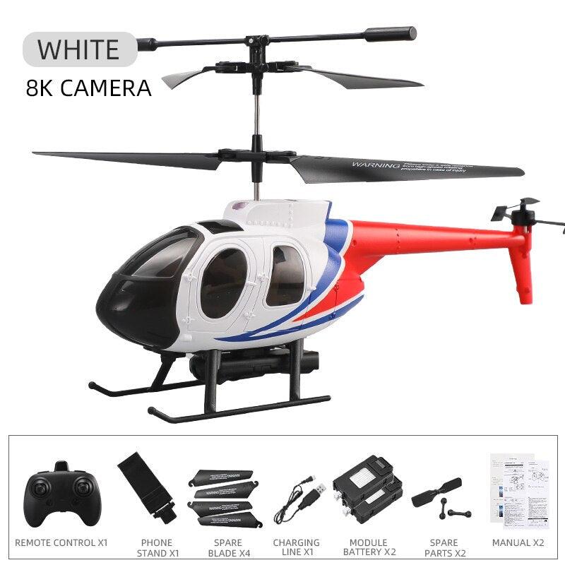 SY06 RC Helicopter - 2023 New RC Plane 2.4G 6CH Gyro Altitude Hold RC Helicopter with Camera 8k Drone Remote Control Airplane Toys for Kids 3 SY06 RC Helicopter - 2023 New RC Plane 2.4G 6CH Gyro Altitude Hold RC Helicopter with Camera 8k Drone Remote Control Airplane Toys for Kids - Image 3