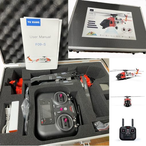 YXZNRC F09-S Flybarless RC Helicopter - 2.4G 6CH Gyro GPS Optical Flow Positioning 5.8G FPV Camera Dual Brushless Motor 1:47 11 YXZNRC F09-S Flybarless RC Helicopter - 2.4G 6CH Gyro GPS Optical Flow Positioning 5.8G FPV Camera Dual Brushless Motor 1:47 - Image 11