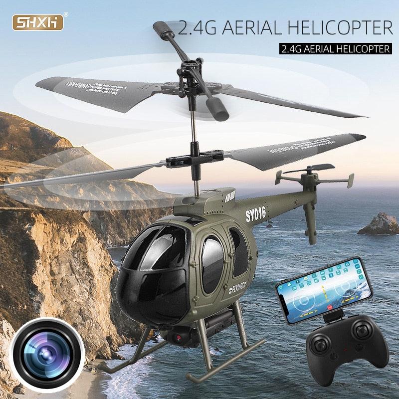 SY06 RC Helicopter - 2023 New RC Plane 2.4G 6CH Gyro Altitude Hold RC Helicopter with Camera 8k Drone Remote Control Airplane Toys for Kids 2 SY06 RC Helicopter - 2023 New RC Plane 2.4G 6CH Gyro Altitude Hold RC Helicopter with Camera 8k Drone Remote Control Airplane Toys for Kids - Image 2