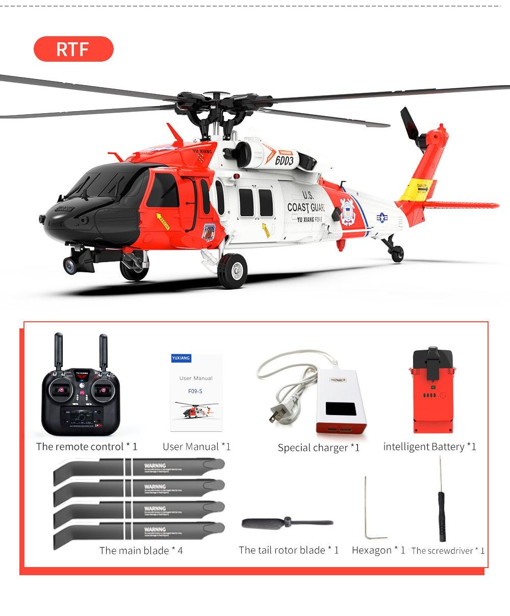YXZNRC F09-S Flybarless RC Helicopter - 2.4G 6CH Gyro GPS Optical Flow Positioning 5.8G FPV Camera Dual Brushless Motor 1:47 7 YXZNRC F09-S Flybarless RC Helicopter - 2.4G 6CH Gyro GPS Optical Flow Positioning 5.8G FPV Camera Dual Brushless Motor 1:47 - Image 7