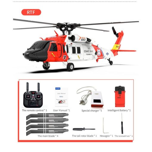 YXZNRC F09-S Flybarless RC Helicopter - 2.4G 6CH Gyro GPS Optical Flow Positioning 5.8G FPV Camera Dual Brushless Motor 1:47 5 YXZNRC F09-S Flybarless RC Helicopter - 2.4G 6CH Gyro GPS Optical Flow Positioning 5.8G FPV Camera Dual Brushless Motor 1:47 - Image 5